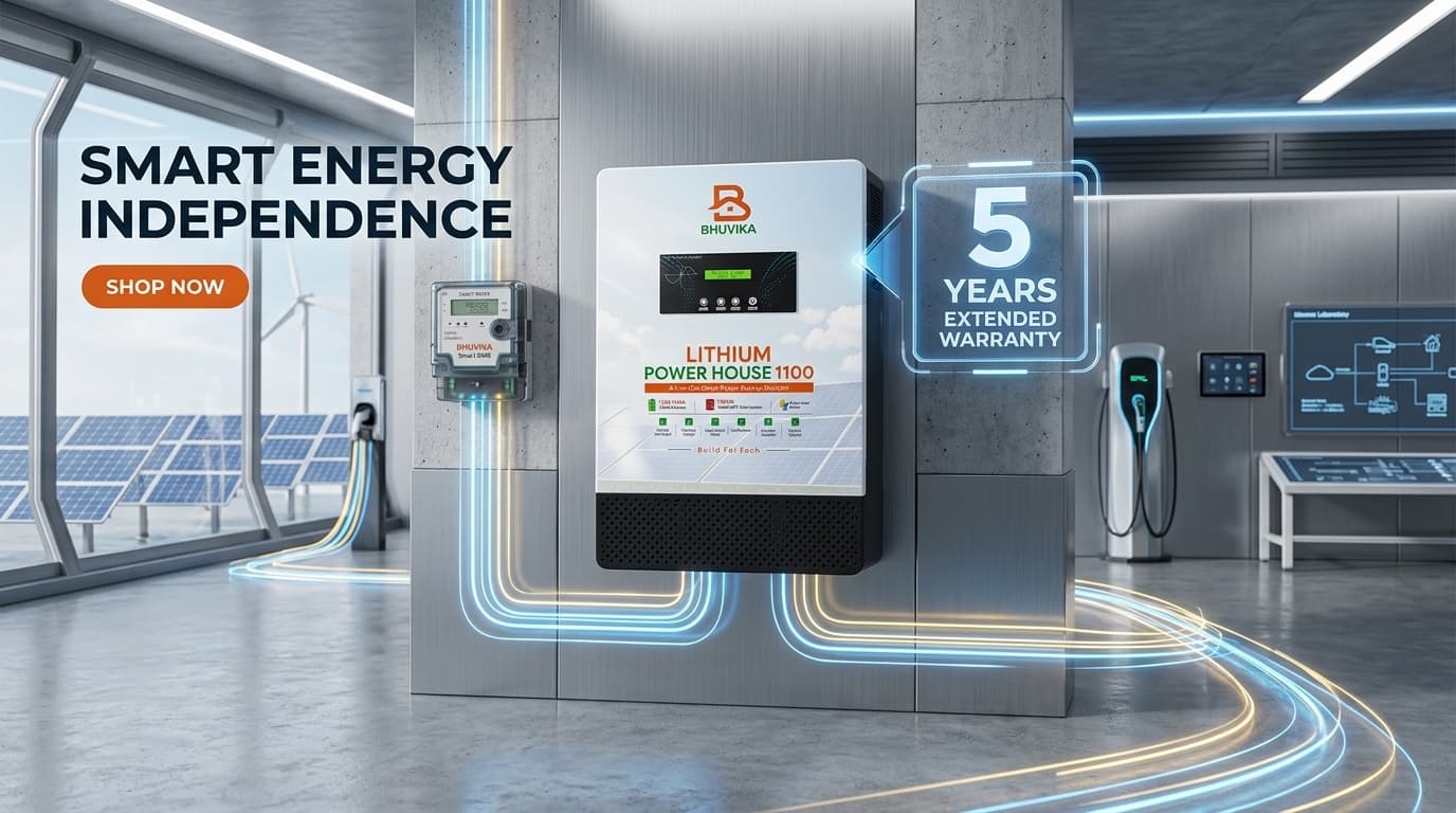 BHUVIKA SMART LITHIUM POWER HOUSE 1100 Banner